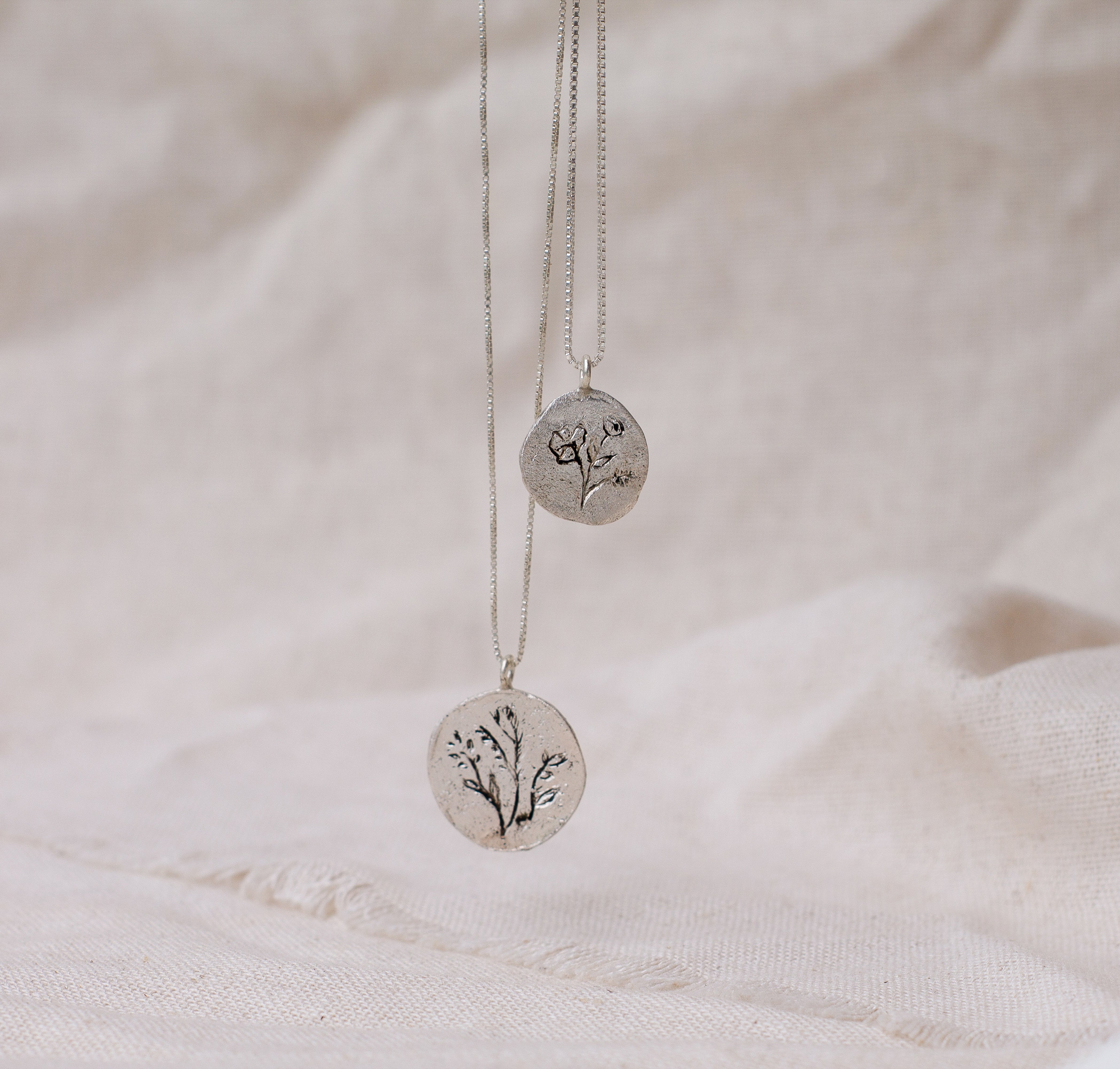 Collar moneda personalizada (Plata ley950)