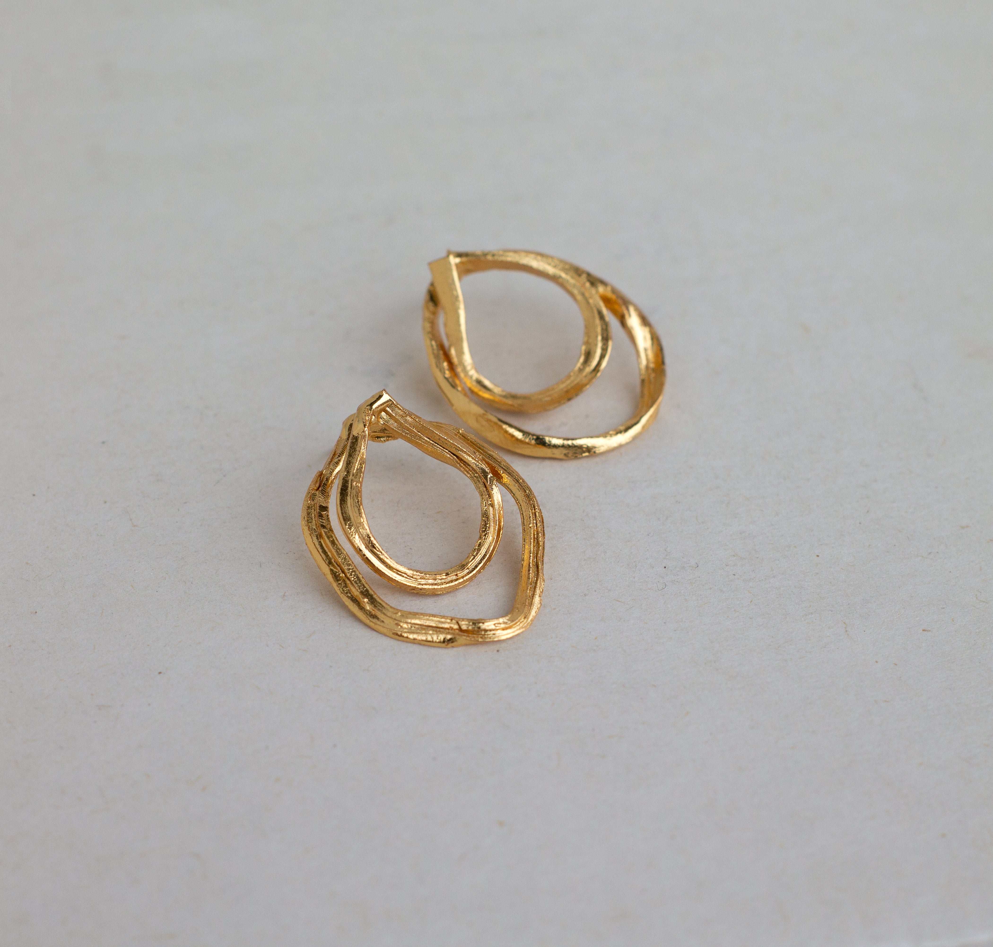 Arete doble aro surco