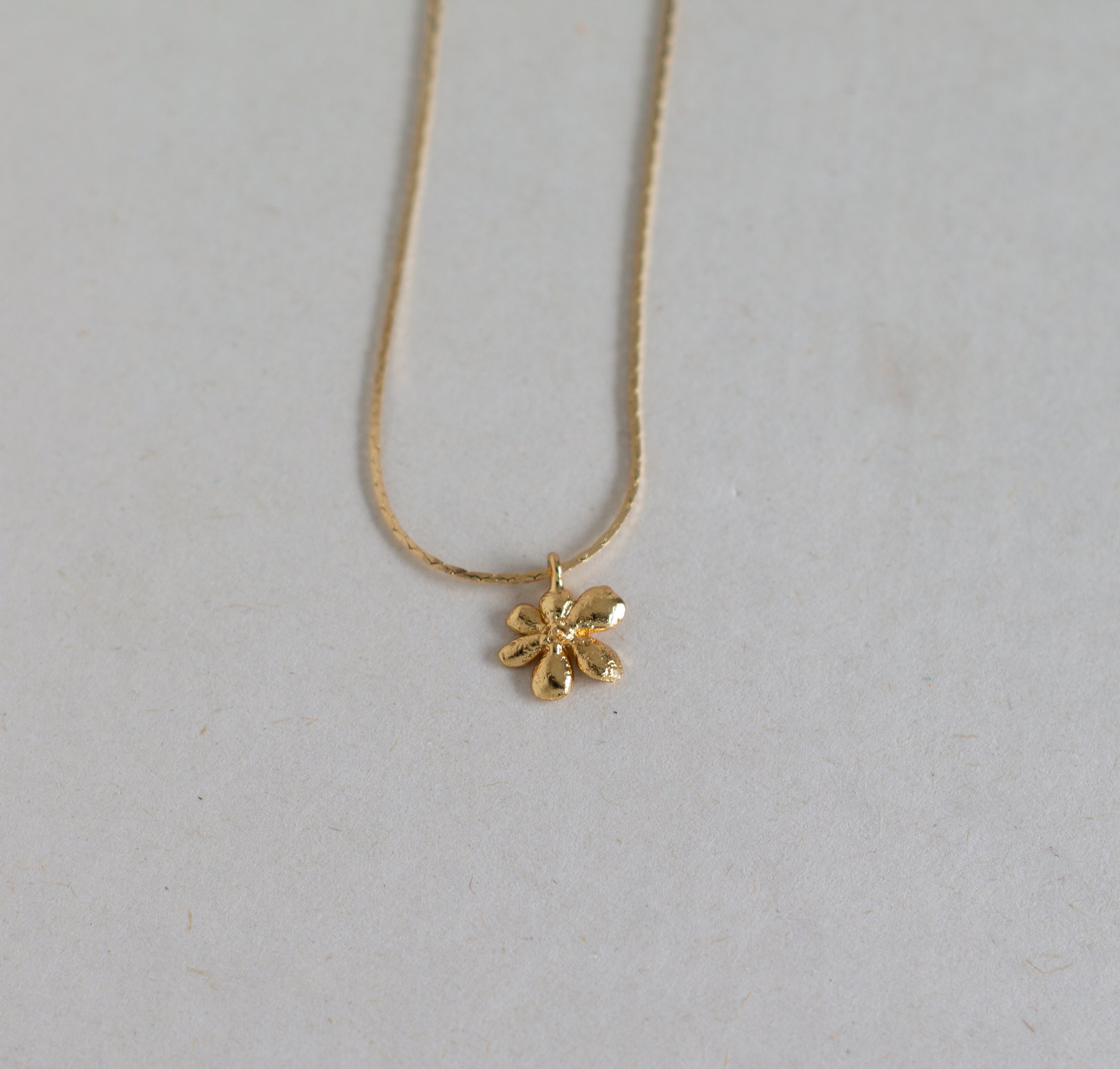 Collar Flor zanahoria