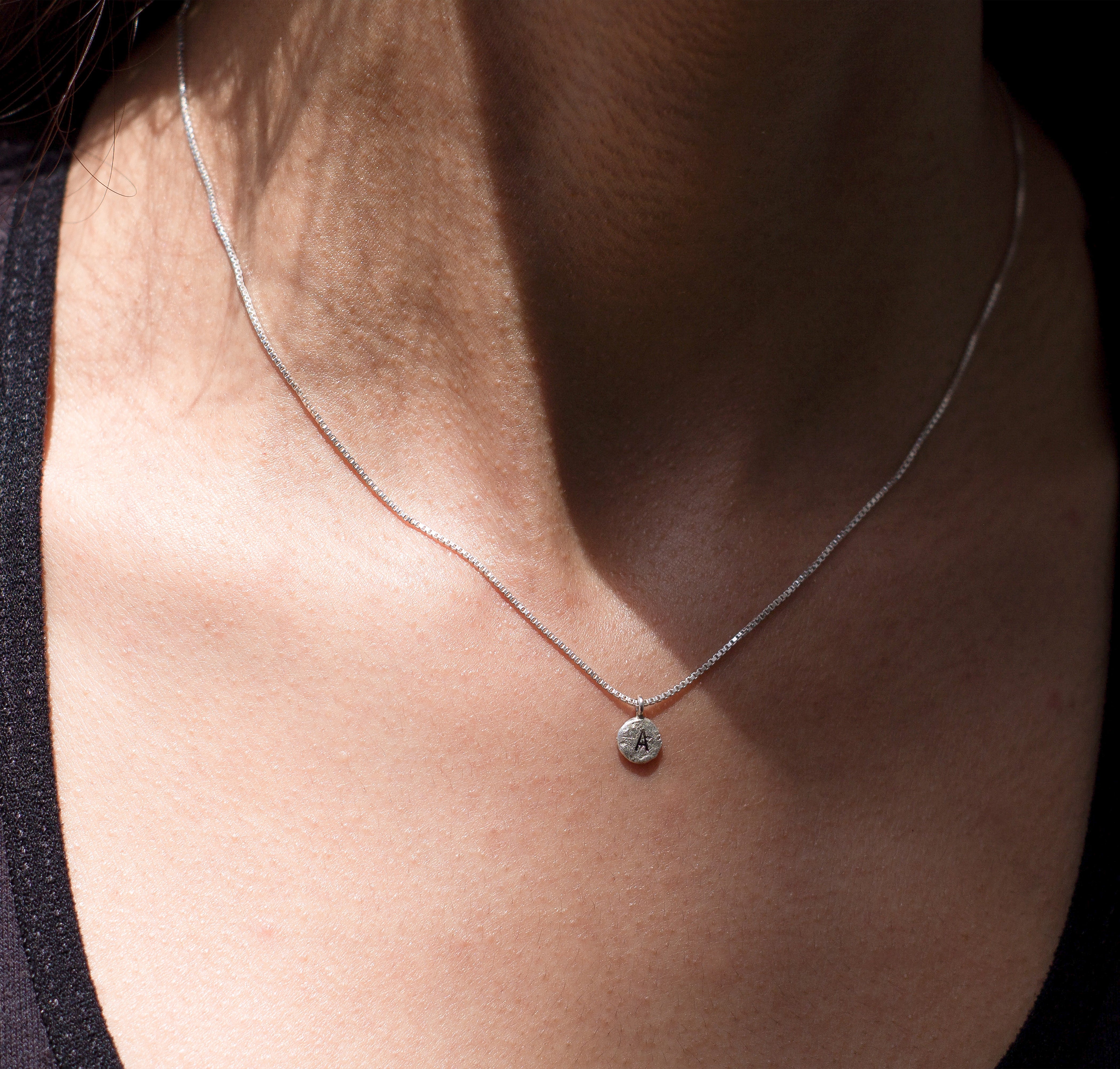 Collar moneda mini (Plata ley950)