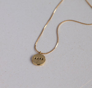 Collar Moneda amor